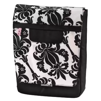 AHA notebook torba LILY 10.2" vertikalna crno bela HAMA