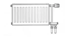 Radijator metalni 1000x600mm kompakt 22K VOGEL & NOT