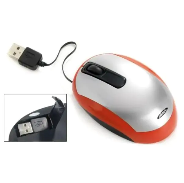 Optički miš USB Notebook Retractable EDNET