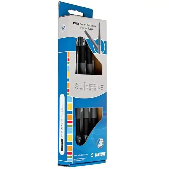 Odvijači za elektroniku u garnituri 607CS7E UNIOR