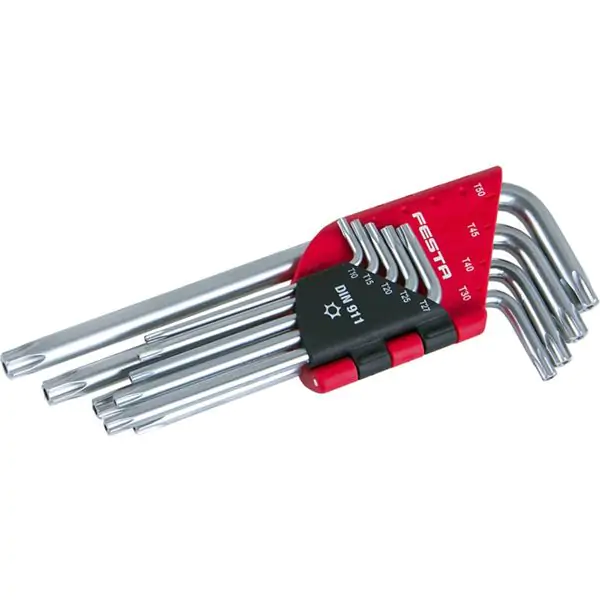 Imbus ključevi Torx-zvezdasti set T10-T50 (9kom) FESTA