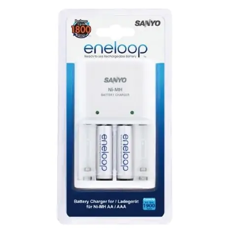Punjač baterija AA i AAA Enelop MQNO4E sa 2 baterije AA SANYO