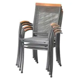 Stolica baštenska PICTOR FSC-drvo/čelik