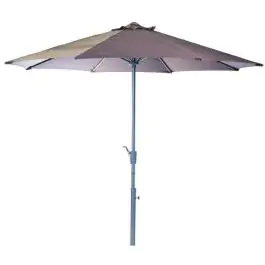Suncobran standardni braon sa čekrkom i nagibom Barbados fi 270 cm