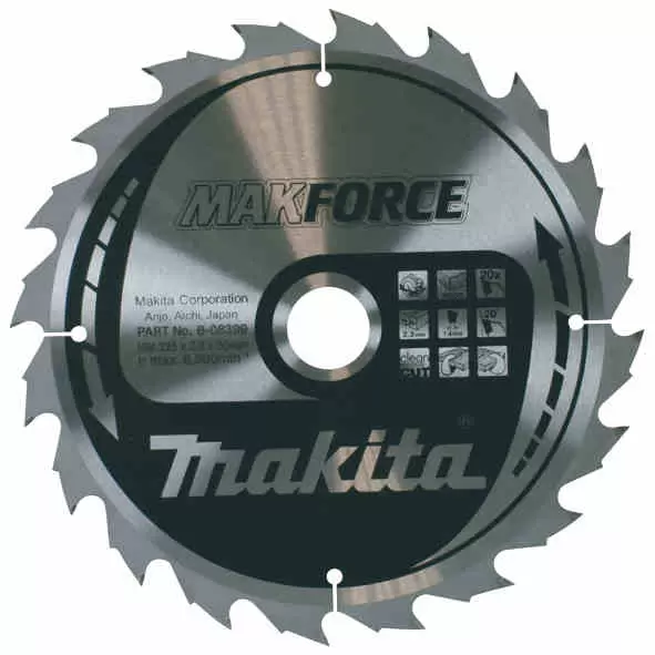 List cirkulara testera za drvo MAKFORCE 230x18zx30 MAKITA