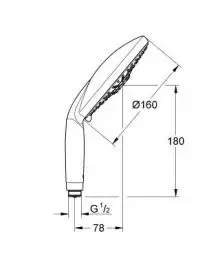 Tuš ručica Rainshower Grohe