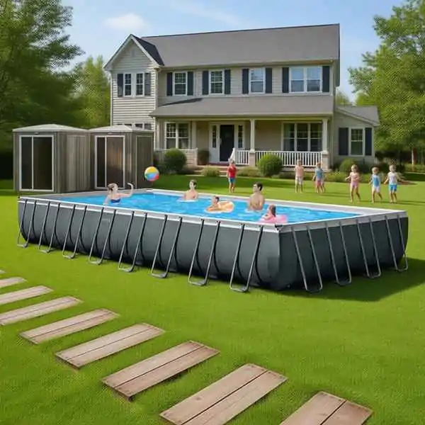 Bazen sa peščanom pumpom 9.75 x 4.88 x 1.32 Ultra Frame Intex