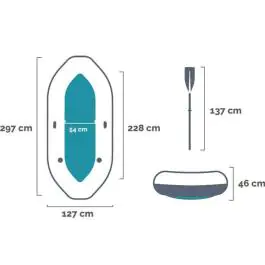 Čamac Mariner 3 sa veslima INTEX 68373