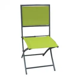 Baštenski set 4 stolice žute + sto 90cm Lipari