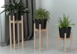 Tri dekorativna stalka za saksije BIE7001 BIENWOOD
