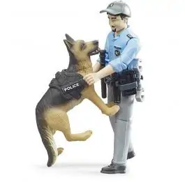 Figura policajac sa psom Bruder