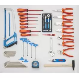 Set alata u koferu za električare 970 U3 62 kom Unior