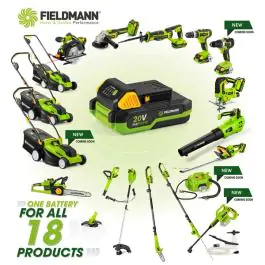 FIELDMANN FDUZ 79100 Punjač 20V Fast Power