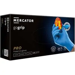Jednokratne rukavice MERCATOR GOGRIP PRO plave bez pudera XL 50kom