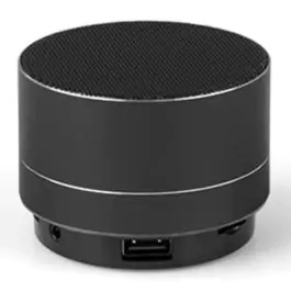 Metalni bluetooth zvučnik crni TURNO