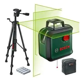 Bosch AdvancedLevel 360 Samonivelišući laser za linije sa zelenim zrakom + stativ - 3 linije