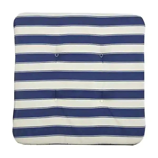 Baštenski jastuk za stolice 38x38x2,5 plavo bež - proizvod na akciji