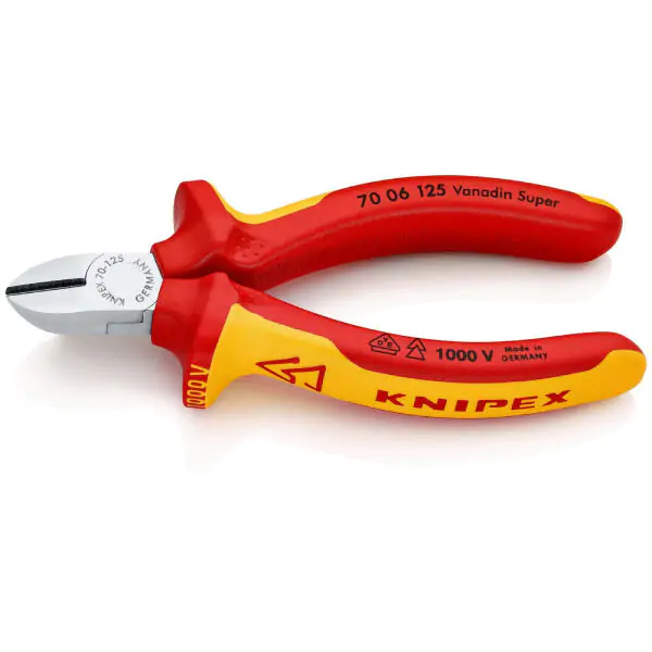Knipex kose sečice izolovane 1000V VDE 125mm 70 06 125 - proizvod na akciji