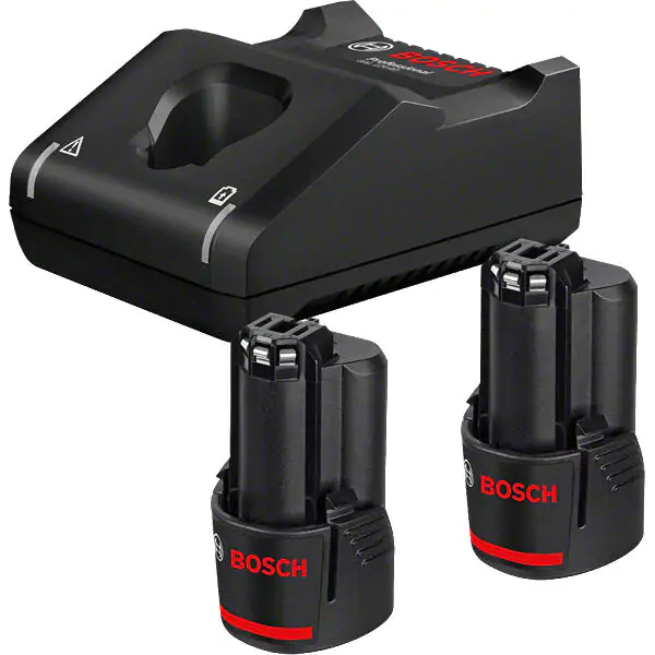 Bosch set 12V akumulatora - baterija 2 x GBA 12V 3,0Ah + punjač GAL 12V-40, 1600A019RD - proizvod na akciji