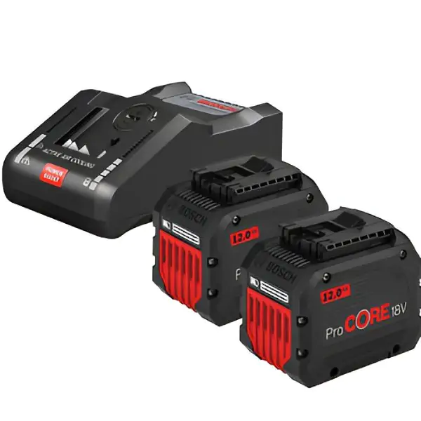 Bosch akumulatorski set 18V 2 x ProCORE 18V 12,0Ah + brzi punjač GAL 18V-160 C - proizvod na akciji