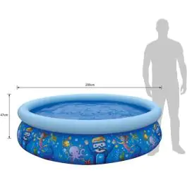 Bazen za Decu Ring 3D 205x47cm