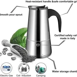 Džezva za espreso kafu 200ml MR1660-4 Maestro