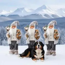 Deda Mraz sivi 60cm Artur