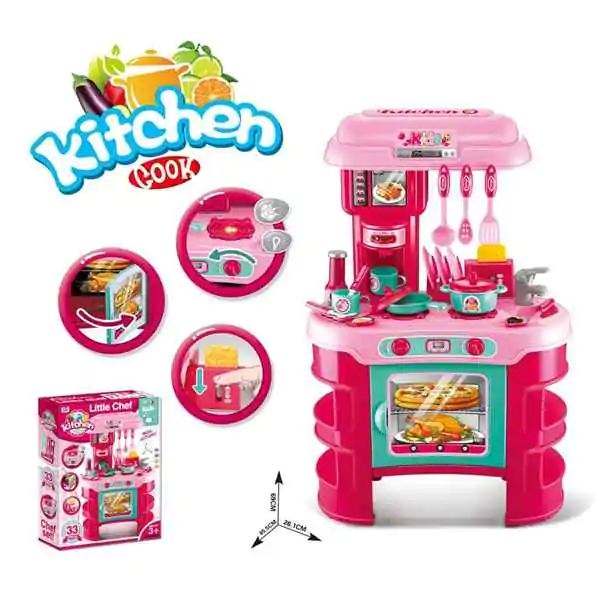 Igračka dečija kuhinja Little Chef sa zvučnim i svetlosnim efektima