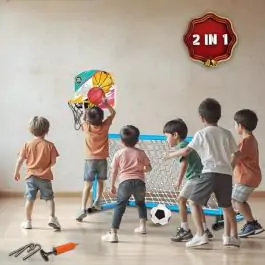 Fudbalski go sa obručem za košarku 2u1 XW Sports