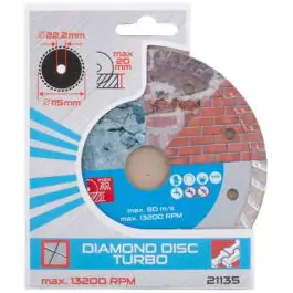 Rezna ploča dijamantska turbo 115mm LEVIOR