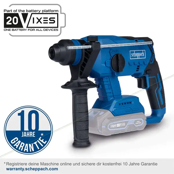 Scheppach aku udarna čekić bušilica SDS PLUS Brushless IXES BC-RHD230-X