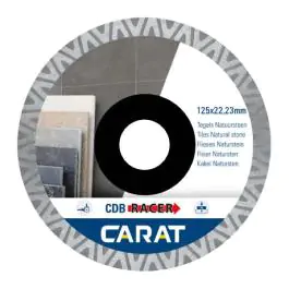 Dijamantska rezna ploča za keramičke pločice i prirodni kamen CDB Racer Premium 125mm Carat