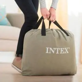 Intex vazdušni krevet sa ugradjenom pumpom 99x191x46cm 64412ND Twin Deluxe