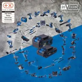 Aku ugaona brusilica sa promenljivom brzinom IXES BC-AG125-X + baterija 4Ah+punjač