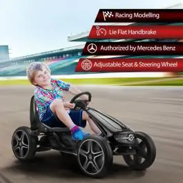 Formula na pedale za decu Mercedes crna