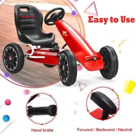 Dečija formula na pedale Abarth 500 crvena