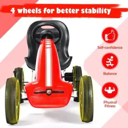 Dečija formula na pedale Abarth 500 crvena