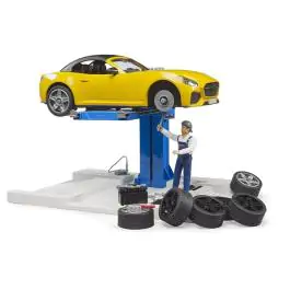 Bruder auto servis set sa figurama Roadster