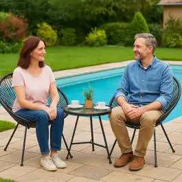 Baštenski set LUGO sto i 2 stolice