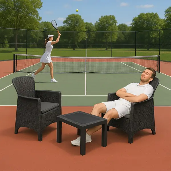 Baštenski set Akita sto + 2 stolice