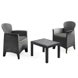 Baštenski set Akita sto + 2 stolice