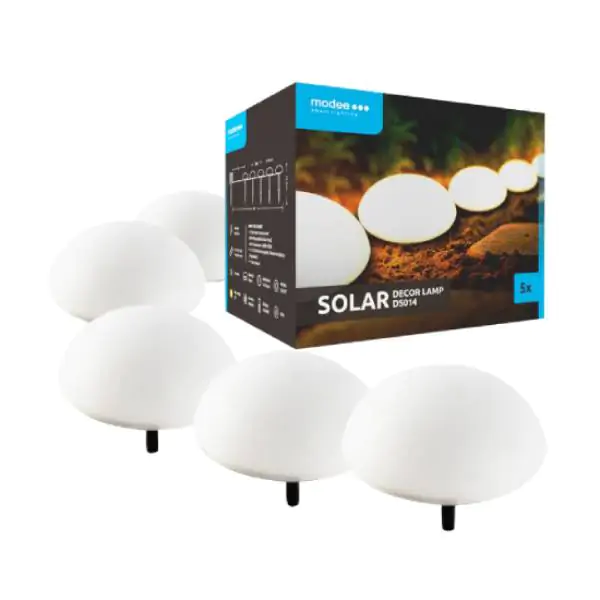 Solarna baštenska lampa 5 komada ML-DS014 MODEE