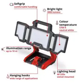 Einhell PROFESSIONAL Akumulatorska Lampa TP-CL 18/3000 Li - Solo