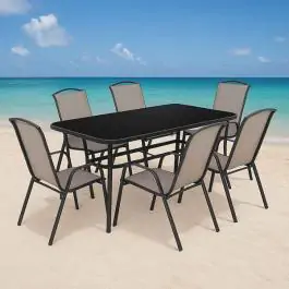 Baštenski set sto sa 6 stolica Elafonisos