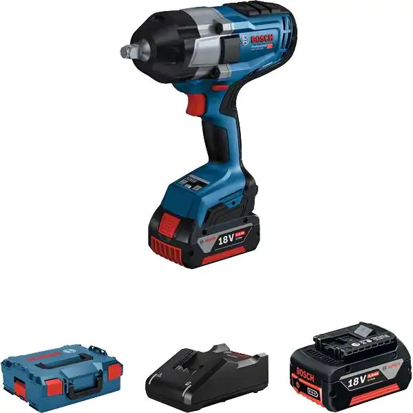 Bosch GDS 18V-1000 Akumulatorski udarni odvijač 2x5,0 Ah + L-Boxx kofer - proizvod na akciji