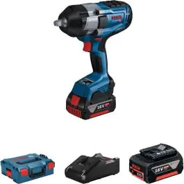 Bosch GDS 18V-1000 Akumulatorski udarni odvijač 2x5,0 Ah + L-Boxx kofer