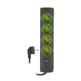 Produžni sa 4 mesta 1.4m 1.5mm2 + prekidač Prosto