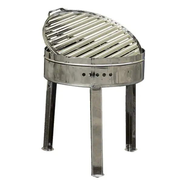 Okrugli inox roštilj 48 cm Ezioinox