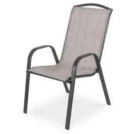 Baštenski set sto sa crnim kaljenim staklom i 4 stolice Paros