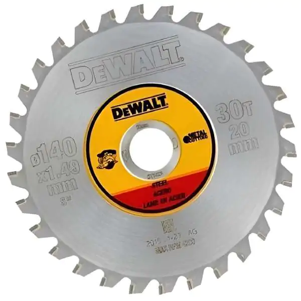 DeWalt DT1923 kružno sečivo za metal, 140mm, 30 zuba – TCT